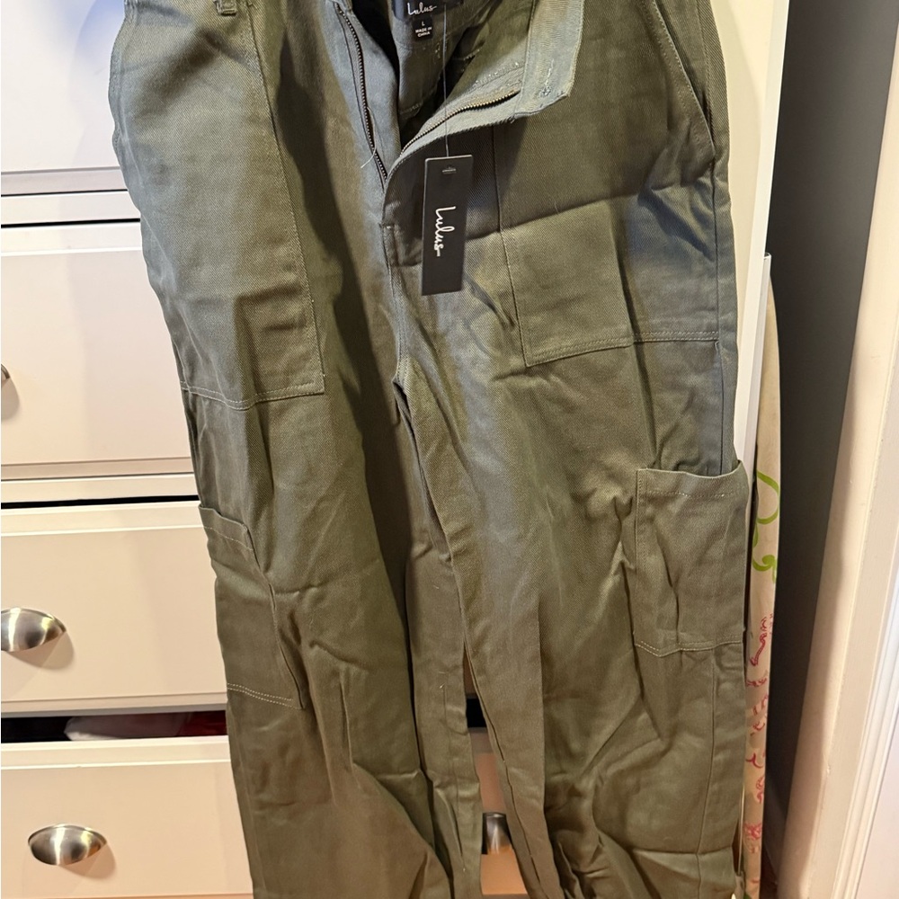 Lulu's Women's Olive Cargo Pants